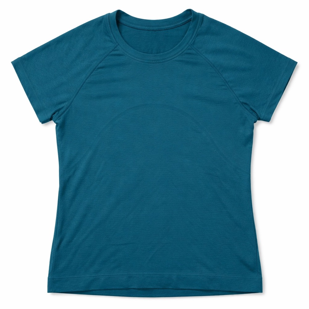 Lululemon Swiftly Tech Short Sleeve Loose Fit Top Size 2 Teal